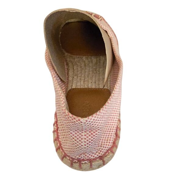 Ralph Lauren Cameron Logo Slip-On Espadrille Flats in Rose Size 7 - Picture 7 of 9